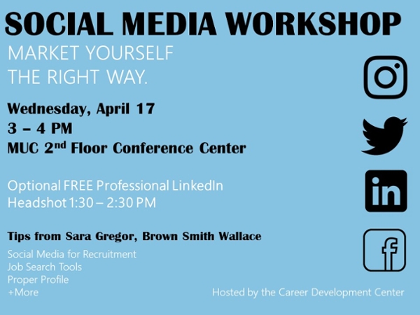 Social Media Workshop - April 17th